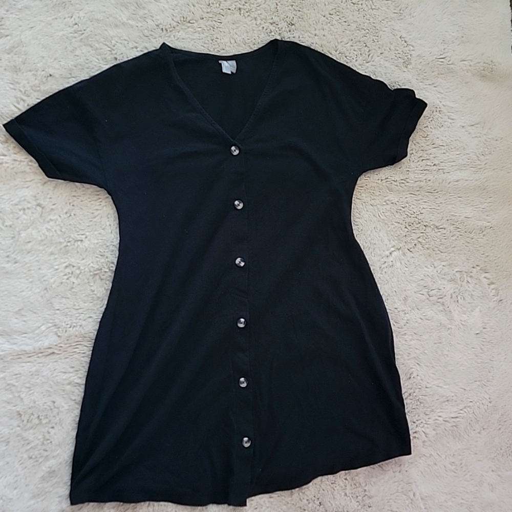 ASOS black t shirt dress.